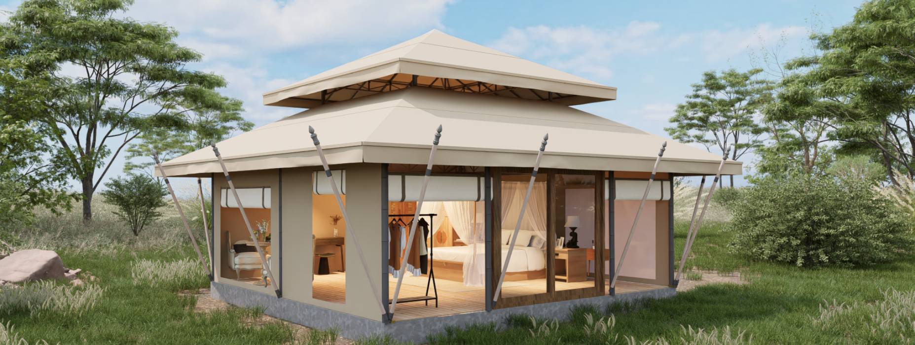 南市区户外野奢帐篷